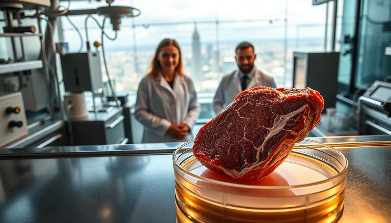 O Futuro da Alimentação: Carne Criada em Laboratório